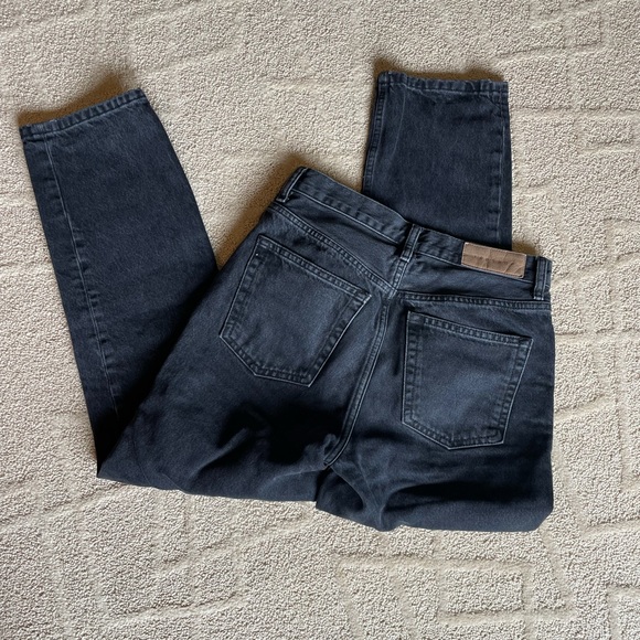 Topshop editor black straight jeans - Picture 2 of 4